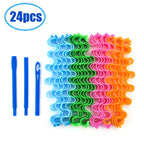 Magic Heatless Hair Curlers Set for Soft Natural Curls
