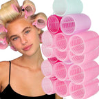 Heatless Self-Grip Hair Rollers for Bangs & Volume Styling