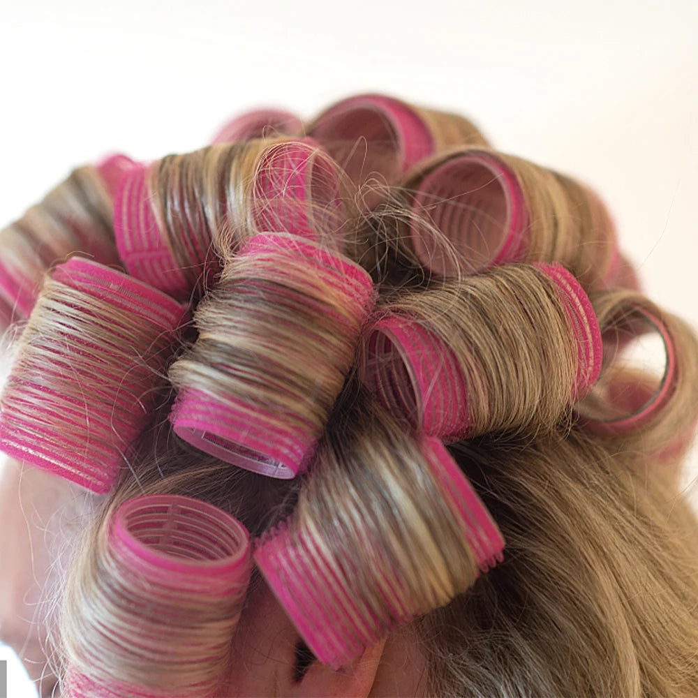 Heatless Self-Grip Hair Rollers for Bangs & Volume Styling