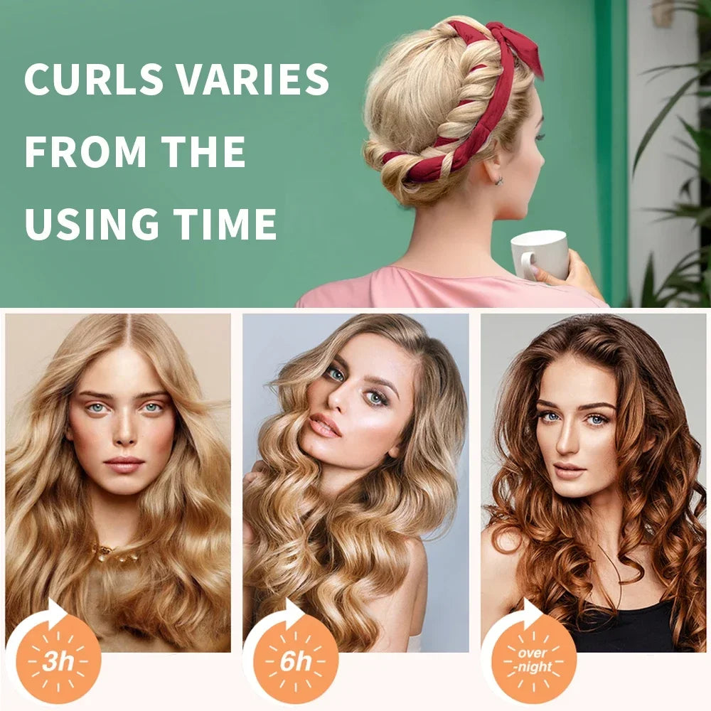Heatless Curling Headband for Overnight No-Heat Curls