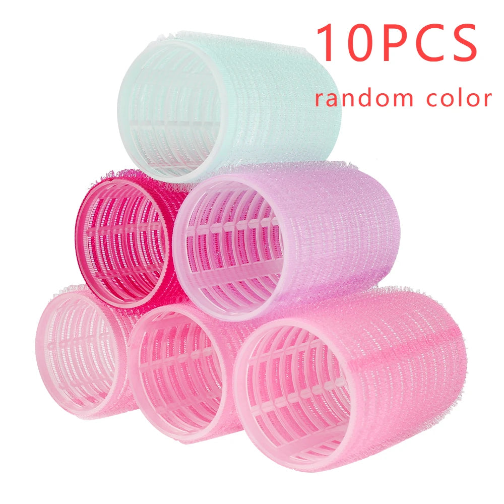 Heatless Self-Grip Hair Rollers for Bangs & Volume Styling